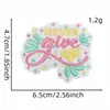 Pegatinas Divertidas de Tela Transfronterizas Personalizadas Color Texto en Inglés Bordado Bordado por Computadora Mochila Decoración de Viaje Venta al por Mayor Planchado