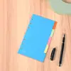 Separador índice de color A5 de 6 agujeros para bloc de notas E-Commerce A6 separador de núcleo de hojas sueltas página interior