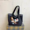 2026 Nuevo Bolso de Hombro Grande de Nicho para Mujer Sentido del Diseño Lindo Bolso Tote de Dibujos Animados Bolso Versátil Simple para Mujer