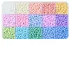 Bestseller internacional kit de contas de vidro 24 grades cor creme atacado pulseira DIY acessórios de joalheria materiais