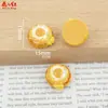 Omelette de Huevo Fluido Pan Juguete de Comida Hecho a Mano DIY Pegamento de Crema Accesorios de Resina Pasador Imán para Refrigerador Colgante Funda de Teléfono