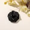 Clip para el pelo, coletero, accesorio para la cabeza, broche, accesorio floral para la ropa, de tela roja de lunares vintage, suave y favorecedor, rosa DIY