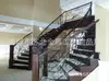 Barandilla de Escalera Giratoria de Hierro Estilo Europeo Forja Francesa Combinación de Barandilla y Pasamanos Escalera de Acero para Villa Edificio