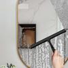 Limpiaparabrisas de silicona para el hogar con gancho para limpiar artefacto de vidrio herramienta de limpieza limpiaparabrisas de baño artefacto de limpieza de ventanas de coche