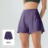 Pantalones cortos deportivos de yoga de verano para mujer, finos, anti-exposición, con bolsillos, secado rápido, transpirables, casuales para correr y fitness, de tres cuartos
