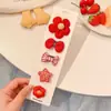 Pinzas para el pelo súper lindas de tela para niñas, Pinzas para el pelo de bebé que no dañan el cabello, Pinzas laterales y para el flequillo de niños, Pinzas de pico de pato