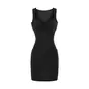 Vestido de tirantes puramente seductor con diseño retorcido y cuello cuadrado para mujer, nuevo estilo de verano, entallado a la cintura, adelgazante, bodycon corto