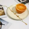Wanxing Acero de Titanio Europeo y Americano Color Oro 18K Brazalete de Circonita Lujo Ligero Joyería de Estrella de Mar de Gama Alta Joyería de Diseño de Nicho