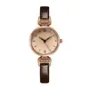 Reloj de Examen Retro para Mujer, Estudiante Ins, Aspecto de Alta Gama, Lujo Accesible, Estilo Británico, Esfera Pequeña, Reloj de Cuarzo para Mujer