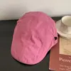Chapéu Mambo Retro Japonês Menta para Mulheres, Estilo Fino de Verão, Boina Afina-Rosto, Boné de Beisebol de Nicho para Usar para Trás