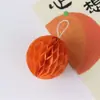 Changyi Venta al por mayor Decoración de Año Nuevo 2025 Caqui Farolillo Pequeño Planta en Maceta Bola de Panal Colgante Pequeño Cubo Fu Material