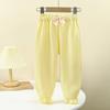 Pantalones de Verano a Prueba de Mosquitos para Niñas 2026 Estilo Delgado Pantalones Jogger para Bebé Color Sólido Pantalones Linterna Liquidación de Ropa Infantil para Niños Pequeños y Niños Pequeños