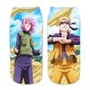 Calcetines periféricos de impresión 3D de dibujos animados de animación de Naruto transfronterizos para Amazon, calcetines de barco, personalidad creativa, tubo corto