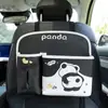 Bolsa de Almacenamiento Multifuncional para Coche Blue Rain, Diseño Lindo de Panda, Organizador Práctico para el Respaldo del Asiento del Coche