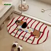 Novo Tapete de Chão para Banheiro Tecido 2026 Cachorro Dachshund Tapete de Porta de Banheiro Absorvente de Água Antiderrapante Resistente a Manchas Tapete para Pés de Banheiro