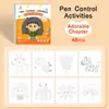 Educação Infantil Bebê Educação Precoce Caneta Educacional Controle de Linha Desenho de Animais Seções Fofas e Divertidas Concentração Iluminação Artística Livro de Colorir