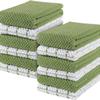 Paño para Lavar Platos que No Absorbe Fácilmente Aceite, Paño de Limpieza de Cocina, Toalla Absorbente de Microfibra para Limpiar Mesas, Paño de Waffle de Algodón para Perezosos