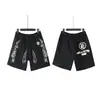 Marca de moda europeia e americana Hellstar Hell Star de verão para lazer esportivo shorts de água masculinos e femininos