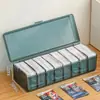Caja de Almacenamiento de Cartas Caja de Cartas Estrella Transparente Gran Capacidad Portátil Caja de Almacenamiento con Separadores para Cartas Yu-Gi-Oh con Tapa