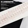 Ins Chica Coreana Lleva Perlas de Vidrio para Uñas Rosa Nude Simple Ojo de Gato Atmósfera Suave y Clara Parche de Arte para Uñas