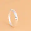 Anillo Rey Ciervo Dorado S925 Plata Lujo Ligero Moda Diseño Abierto Hielo Triturado Anillo Liso Elegante de Plata y Joyería de Anillo de Plata