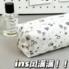 Estojo de Lápis Gato Linha da Sorte Estudante Desenho Animado Simples Alto Valor Estilo Ins Grande Capacidade Papelaria Bolsa Porta-Lápis Armazenamento