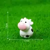 Nuevo producto transfronterizo: Figurita creativa de granja de vacas, kit de decoración DIY, accesorios para colgar y adornos de paisaje en miniatura
