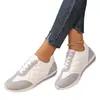 Comercio Exterior Transfronterizo Zapatilla de Deporte para Mujer Zapatos con Cordones Versátiles Zapatos para Mujer Primavera y Otoño 2024 Zapatos Ligeros Suaves y Cómodos para Mujer