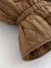 Otoño 2026 Nueva Moda Europea y Americana Casual Chaqueta de Algodón con Cuello Alto y Cintura Ajustada para Comercio Exterior