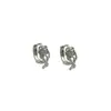 Aretes de Flor de Rosa para Mujer, No Necesitan Quitarse al Dormir, Aretes de Latón de Lujo Retro Accesible de Nicho, Aretes, Douyin, Pinduoduo Dropshipping