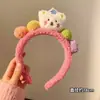 Diadema de peluche de alta calidad y linda para niñas, diseñada específicamente para lavarse la cara y aplicar mascarillas faciales; liga para el pelo de dibujos animados, accesorio para el pelo antideslizante