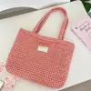 5914 Otoño Nuevo Bolso Tote Acolchado de Cuadros de Amor Bolso de Mamá Bolso de Hombro para Mujer de Gran Capacidad