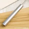 Batidor Giratorio Semi-Automático de Acero Inoxidable para el Hogar Herramienta de Cocina para Hornear Batidor Manual de Presión tipo Acero Inoxidable