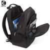 Mochila multifuncional de viaje impermeable negra para pareja nueva transfronteriza DC, mochila escolar para estudiante para exteriores