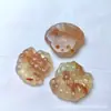 Colgante de Ágata Flor de Cerezo Natural con Forma de Dragón y Flor de Mariposa, Adorno Colgante de Calcedonia Transparente como el Hielo, Joyería de Jade, Suministro Directo del Fabricante, Venta al por Mayor