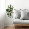 Pegatina de Puerta de Planta Verde Autoadhesiva Brup con Diseños de Monstera y Helecho para Entrada y Pared de Dormitorio Hs5460E