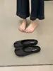 Zapatos Retro de Punta Dividida de Nicho para Mujer 2026 Nuevos Zapatos de Lunares Hada Zapatos de Pezuña de Cerdo Suela Suave Mocasines sin Talón de Punta Cerrada