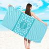Toalla de playa de rizo estampado de doble cara para comercio exterior, microfibra transfronteriza para adultos, toalla de baño para natación, venta al por mayor, secado rápido, terciopelo de doble cara