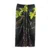 Comércio Exterior Transfronteiriço Roupas Femininas 2026 Novo Produto Estilo Europeu e Americano Elegante Estampa Floral Saia Envelope 4758054