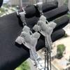 Europa y los Estados Unidos transfronterizos nuevo colgante de cruz de oración tendencia de moda hip hop moda hip hop accesorios masculinos en stock al por mayor