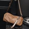Nuevo Estilo Simple Cubo Redondo Pequeño Bolso Satchel para Hombre y Mujer Casual Moderno Bolso Pequeño Ligero Bolso de Hombro Bolso Cruzado de Moda Mochila