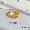 Popular Collar de Oro Arena de Xiaohongshu Calado Completo con Diamantes Colgante de Gato Kt Color Duradero Lindo Collar de Gato Regalo para Mujer