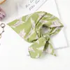 Lenço Xadrez com Bolinhas Vintage de Alta Qualidade Lenço Decorativo para Cabeça Lenço de Seda Novo Estilo Primavera e Verão