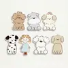 Parche acrílico de cachorro simple de dibujos animados lindo miiiichan pin insignia broche accesorios hechos a mano DIY