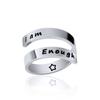 Amazon ebay venta caliente joyería popular europea y americana personalidad de doble capa anillo de acero inoxidable acero titanio al por mayor