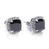 Pendientes de moda transfronterizos de estilo coreano con hebilla de diamante y circonita para mujer, elegantes pendientes de moda con entrega al por mayor en vivo.
