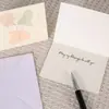 Tarjetas de felicitación estilo Morandi, festividades, cumpleaños, Día del Maestro, tarjetas de agradecimiento, tarjetas de mensaje para negocios corporativos, sobres, transfronterizo