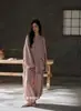 [Imagen Oficial] Ropa de Casa para Mujer de Algodón Nube Nueva Otoño 2025 con Almohadillas en el Pecho