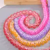 Em Estoque Renda Dupla Camada 2,5cm Roupas Saia Decoração Artesanal DIY Acessórios Decorativos para Borda de Cesta de Armazenamento