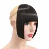 Peluca para Mujer con Flequillo, Corte Dulce y Fresco de Princesa, Flequillo Frontal Natural que Hace que el Rostro Parezca Más Pequeño